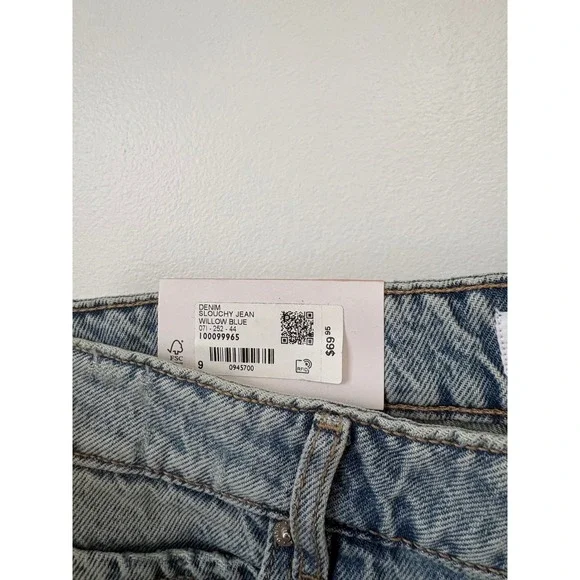 Garage Denim Slouchy Jeans – Willow Blue – Women's Size 9 – NWT - Picture 4 of 6